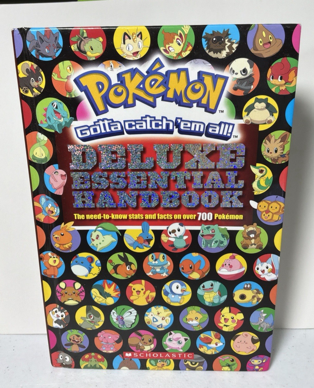 Pokemon Deluxe Essential Handbook The Need-to-Know Stats and Facts Hardcover HC